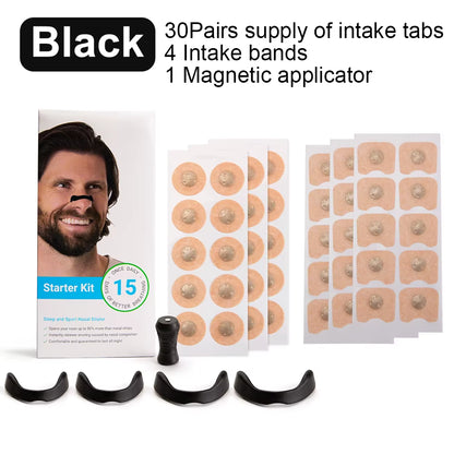 Sport Nasal Dilator Sleep Nasal Breathing Dilators Starter Kit Nose Breathe Strips Magnetic Nasal Strips Reduce Snoring